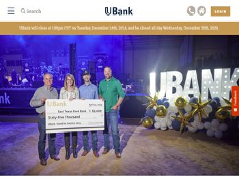 Screenshot of City Bank of Texas website