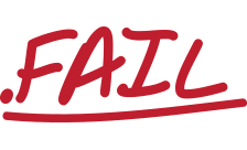Country flagLogo for .fail Domain