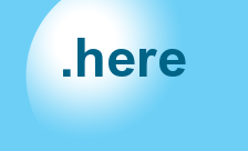 Country flagLogo for .here Domain