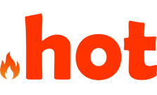 Country flagLogo for .hot Domain