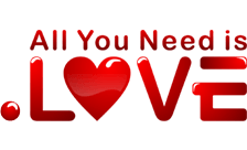 Country flagLogo for .love Domain