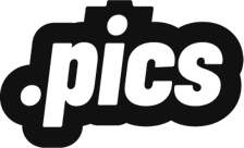 Country flagLogo for .pics Domain