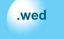 Country flagLogo for .wed Domain