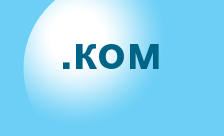 Country flagLogo for .ком Domain