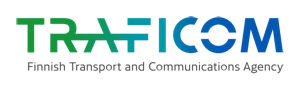 Logo for Finnish Transport and Communications Agency Traficom registry