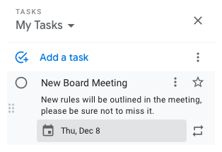 Google Workspace screenshot